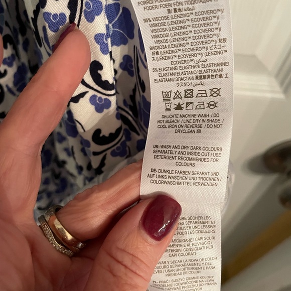 Boden Eva Jersey Midi Dress in Bluebell Delicate Bud - Picture 12 of 16